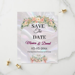Zwanen Save the Date Trouwkaart