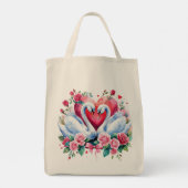 Zwanen Tote Bag (Achterkant)