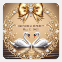 💎 Zwanen Trouwdag Goud Romantisch Thema 🦢