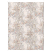 zwanen tussen ruïnes patroon tafelkleed (Voorkant)