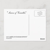 ZWANEN VAN VERSAILLES BRIEFKAART (Achterkant)