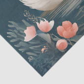 Zwanen Verliefd Tissuepapier (Detail)