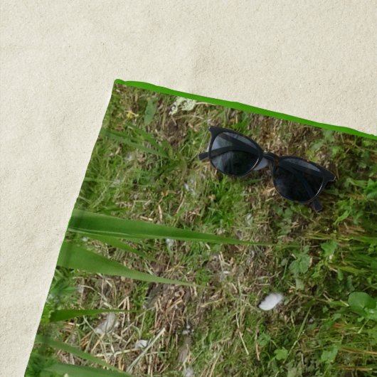 Zwanenfamilie, keukenhanddoek strandlaken (In situ)