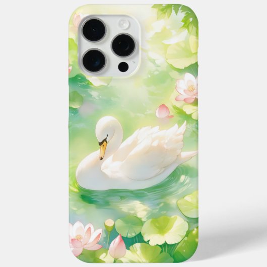 Zwanenlotusvijver Case-Mate iPhone Case (Achterkant)