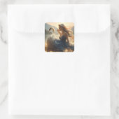 ZWANENMEER - BALLET & DANS - VIERKANTE STICKER (Tas)