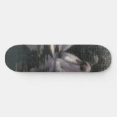 Zwanenmeer in het maanlicht persoonlijk skateboard (Horizontaal)