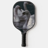 Zwanenmeer in het maanlicht pickleball paddle (Achterkant)