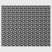  zwanenmeer: monotone patroon. cadeaupapier (Vlak)