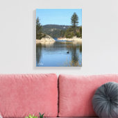 Zwanenmeer Muurkunst Canvas Afdruk (Insitu (Woonkamer))