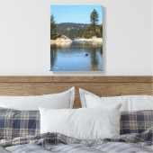 Zwanenmeer Muurkunst Canvas Afdruk (Insitu (Slaapkamer))