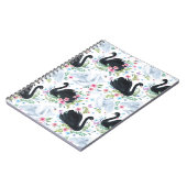 Zwanenmeer: Waterverf Pastel Patroon. Notitieboek (Linkerzijde)