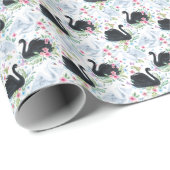 Zwanenmeer: Waterverf pastelpatroon. Cadeaupapier (Rol Hoek)