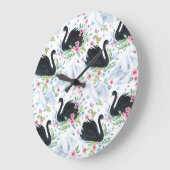 Zwanenmeer: Waterverf pastelpatroon. Grote Klok (Hoek)