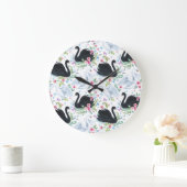 Zwanenmeer: Waterverf pastelpatroon. Grote Klok (Huis)