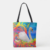 Zwanennest Boodschappentas Tote Bag (Achterkant)