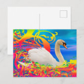 Zwanennest Briefkaart (Voorkant / Achterkant)