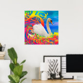 Zwanennest Poster (Thuiskantoor)