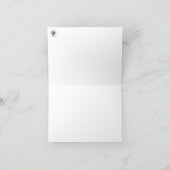 Zwanenpaar - Vogels van een veer Bedankkaart (Binnen)