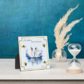 Zwanenplak 23e psalm Hij leidde mij Fotoplaat (Insitu)