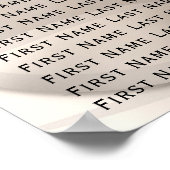 Zwanenprinses Elegante Trouwtafel Stoel Poster (Hoek)