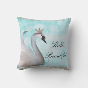 Zwanenprinses Nepgoud Glitter Sprookje Custom Kussen