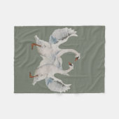 zwanentango fleece deken (Voorkant (Horizontaal))