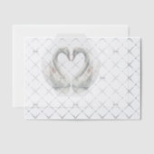 zwanenvellum-overlay-papier vellum uitnodigingen (Offset (Uitnodiging))