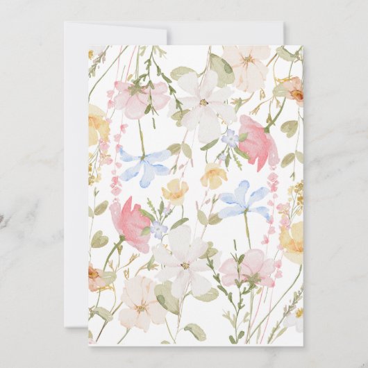 Zwanenverjaardagsuitnodiging, Swan Princess Verjaa Kaart (Achterkant)