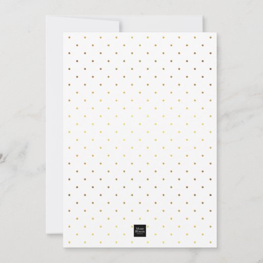 Zwanenvijver Goud Glitter Roze Baby Shower Kaart (Achterkant)