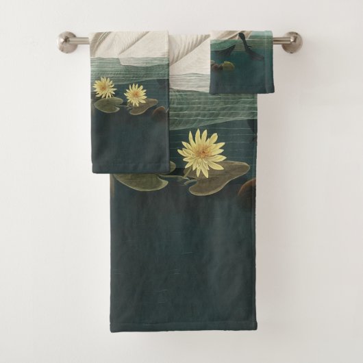 zwanenvogel witwaterzwanen bad handdoek (Insitu)