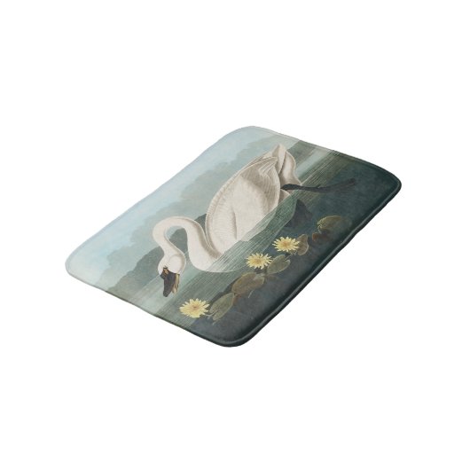 zwanenvogel witwaterzwanen badmat (Gekanteld)