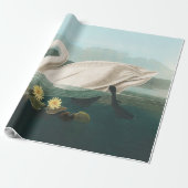 zwanenvogel witwaterzwanen cadeaupapier (Uitgerold)