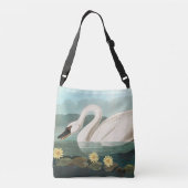 zwanenvogel witwaterzwanen crossbody tas (Achterkant)