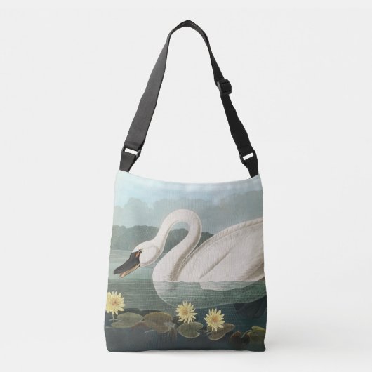 zwanenvogel witwaterzwanen crossbody tas (Voorkant)