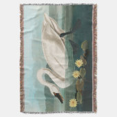 zwanenvogel witwaterzwanen deken (Voorkant Verticaal)