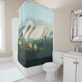 zwanenvogel witwaterzwanen douchegordijn (In situ)