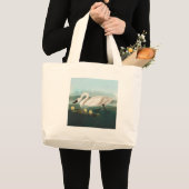 zwanenvogel witwaterzwanen grote tote bag (Voorkant (product))