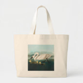zwanenvogel witwaterzwanen grote tote bag (Voorkant)