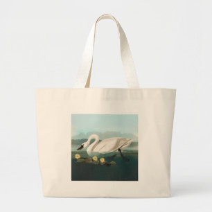 zwanenvogel witwaterzwanen grote tote bag
