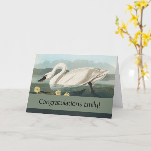 zwanenvogel witwaterzwanen kaart (Gele Bloem)