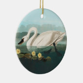 zwanenvogel witwaterzwanen keramisch ornament (Rechts)