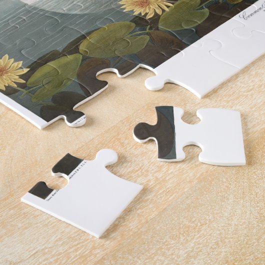 zwanenvogel witwaterzwanen legpuzzel (Zijkant)