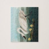 zwanenvogel witwaterzwanen legpuzzel (Verticaal)