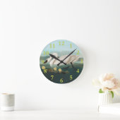 zwanenvogel witwaterzwanen ronde klok (Huis)