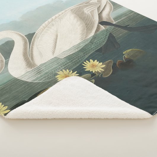 zwanenvogel witwaterzwanen sherpa deken (3/4)