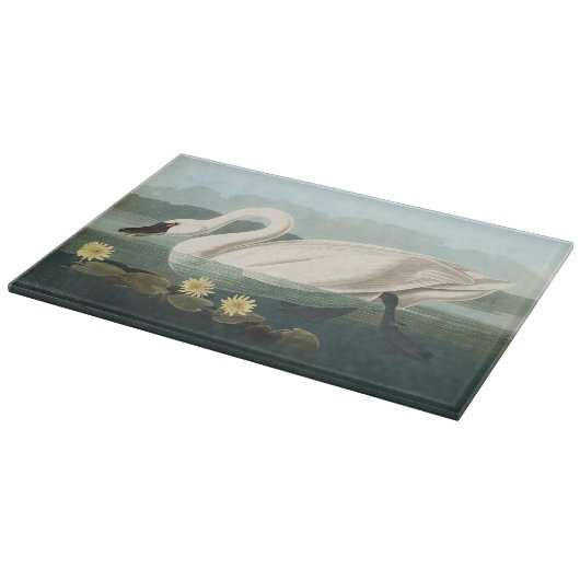 zwanenvogel witwaterzwanen snijplank (Hoek)