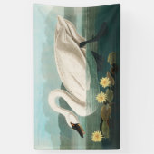 zwanenvogel witwaterzwanen spandoek (Verticaal)