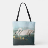 zwanenvogel witwaterzwanen tote bag (Achterkant)