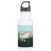 zwanenvogel witwaterzwanen waterfles  (Voorkant)