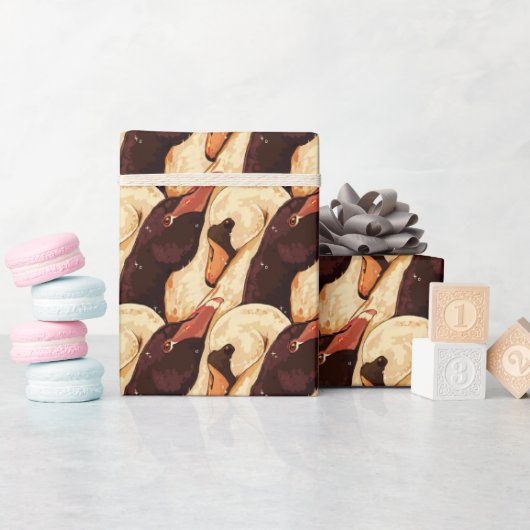 Zwanenzang Cadeaupapier (Baby Shower)